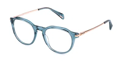 Police Vplt05 Stargazer 2 0844 Women's Glasses Green Size 51 - Free Lenses - Blue Light Block Available