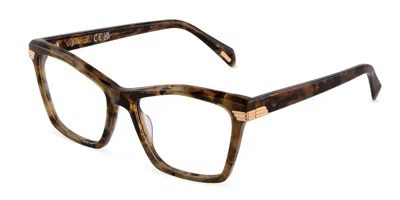 Police Vplt99 Aura 4 Women's Glasses, Tortoiseshell, Size 54 In Brown