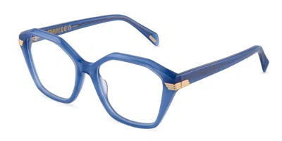 Police Vplu01 Aura 5 Women's Glasses, Blue, Size 54