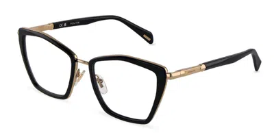 Police Vplu02 Mermaid 8 Women's Glasses, Black, Size 53 In Blue