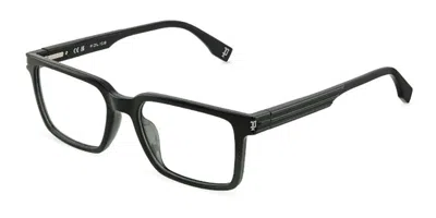 Police Vplu53 Etchline 1 Men's Glasses, Green, Size 53 In Black