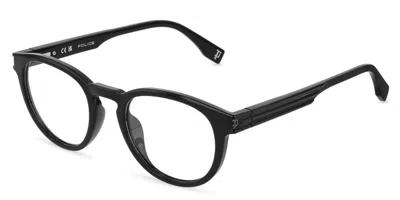 Police Vplu54 Etchline 2 Men's Glasses, Black, Size 49