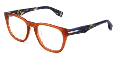 Police Vplu56 Nerve 3 Men's Glasses, Brown, Size 50 In Multi