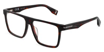 Police Vplu57 Nerve 4 Men's Glasses, Tortoiseshell, Size 57 In Brown