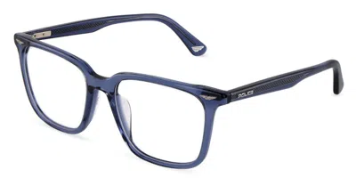 Police Vplu60 Gator Evo 1 Men's Glasses, Blue, Size 51
