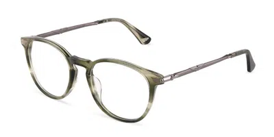Police Vplu63 Origins Classic 6 Men's Glasses, Green, Size 51