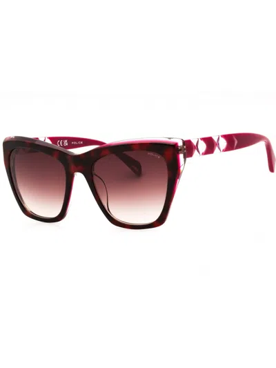 Police Women's Cat Eye Acetate Sunglasses In Orange