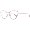 Police Pink Women Optical Frames In Silver