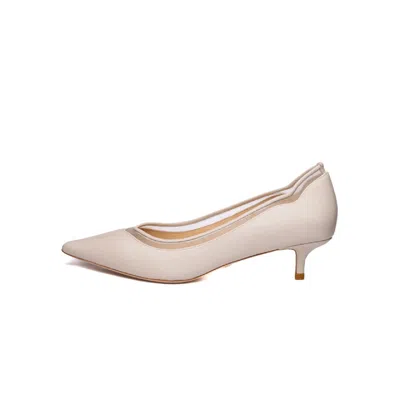 Polina Magiy Women's Lovette White Pumps