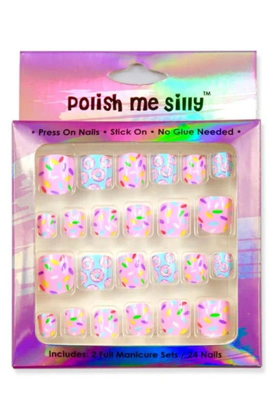 Polish Me Silly Kids' Sweet Treats Press-on Nails In Multi