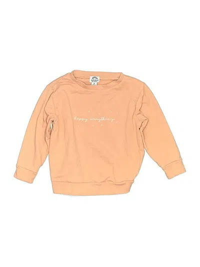 Pre-owned Polished Prints Kids' Sweatshirt In Orange