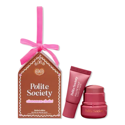Polite Society Cinnamon Chalet Limited Edition Blush & Balm Duo