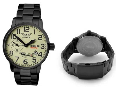 Pre-owned Poljot Aviator  Fliegeruhr Watch Gastello Cccp 3105-1734388b 3105/1734388b Us