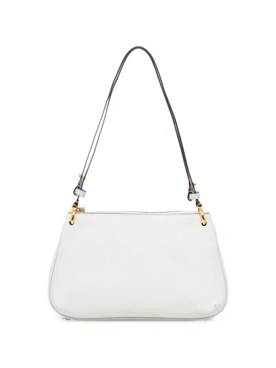 Pollini Archive Collection Shoulder Bag In White