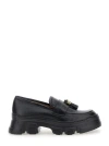 Pollini Scarpa Donna Vitello Bottalato In Black