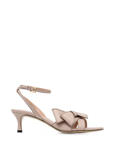 Pollini Butterfly Ankle-strap Sandals In Neutral