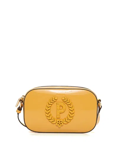 Pollini Camera Small Shoulder Strap Bag In Yellow