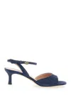 Pollini Ankle Strap Sandals In Blue