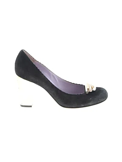 Pre-owned Pollini Heels In Black