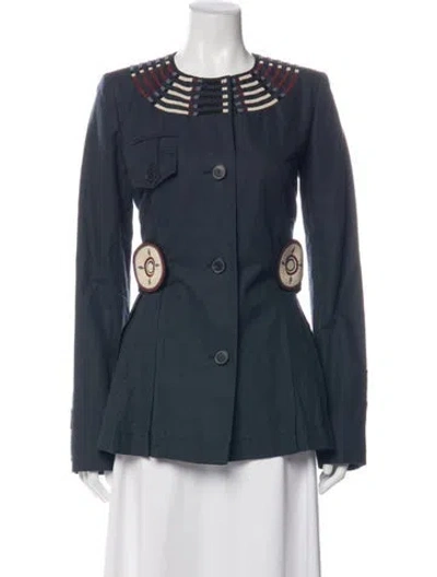 Pre-owned Pollini Jacket In Blue