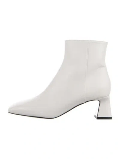 Pre-owned Pollini Leather Boots In White
