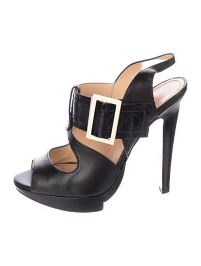 Pre-owned Pollini Leather Pumps In Blue