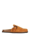 Pollini Man Mules & Clogs Tan Size 9 Leather In Brown