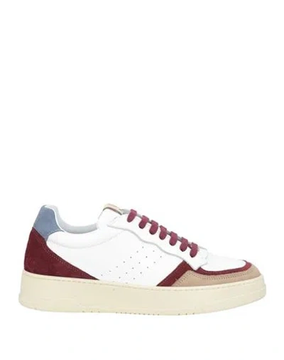 Pollini Man Sneakers White Size 9 Leather