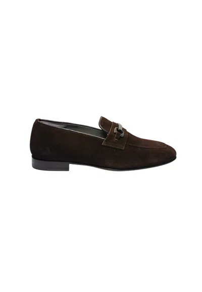 Pollini Pb10052m9ecam301  Man Camoscio Brown In Multi