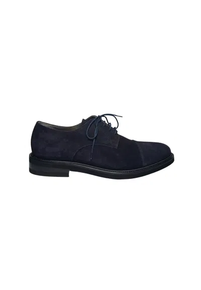 Pollini Pb10173g9fcam750  Men Suede Blue