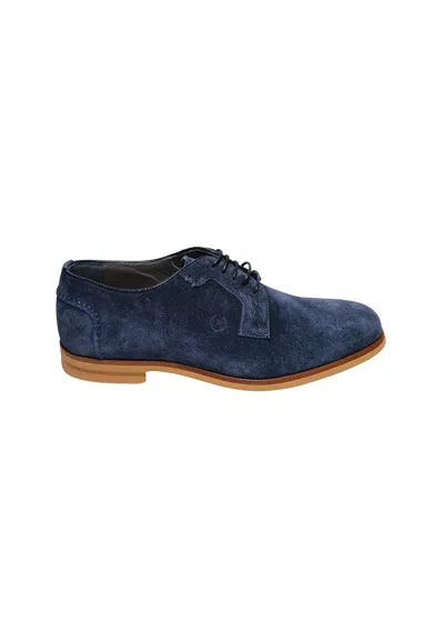 Pollini Pb10192g9ecam760  Men Suede Blue