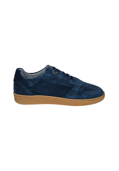 Pollini Pb15053g9ecam750  Men Suede Blue In Animal Print