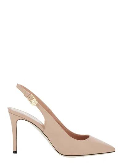 Pollini Pink Slingback Pumps