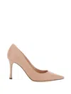 Pollini Pink Pumps With High Stiletto Heel In Ecoleather Woman In Pink