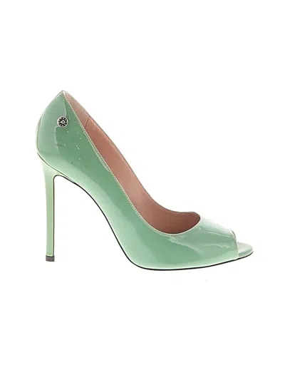 Pre-owned Pollini Sandals In Green