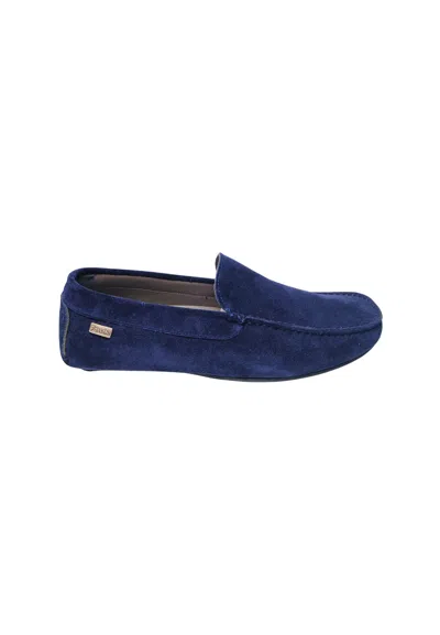 Pollini Sb10570gogub0750  Men Suede Blue