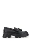 Pollini Scarpa Donna Vitello Bottalato In Black