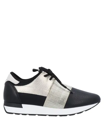 Pollini Sneakers In Black