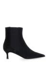 Pollini Suede Ankle Boot In Black