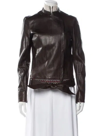 Pre-owned Pollini Vintage 2000's Coat In Brown