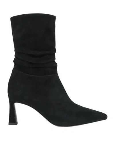 Pollini Woman Ankle Boots Black Size 5 Leather