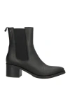 Pollini Woman Ankle Boots Black Size 6 Calfskin