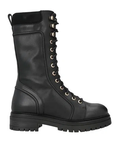 Pollini Woman Ankle Boots Black Size 6 Calfskin