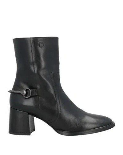 Pollini Woman Ankle Boots Black Size 6 Leather