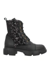 Pollini Woman Ankle Boots Black Size 6 Leather In Black