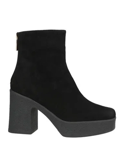Pollini Woman Ankle Boots Black Size 6 Leather