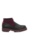 Pollini Woman Ankle Boots Black Size 6 Leather, Textile Fibers
