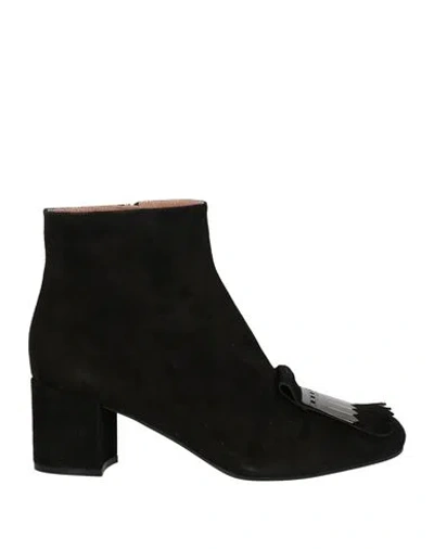 Pollini Woman Ankle Boots Black Size 6.5 Leather