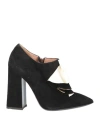 Pollini Woman Ankle Boots Black Size 11 Soft Leather In Black