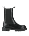 Pollini Woman Ankle Boots Black Size 8 Calfskin